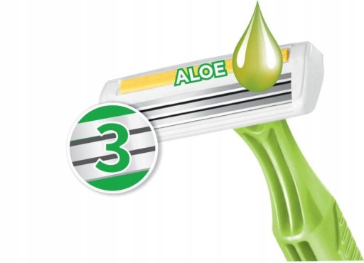 НАБОР ОДНОРАЗОВЫХ ЖЕНСКИХ БРИТОВ BIC PURE LADY GREEN x6