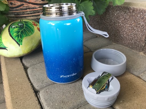 TERMOS OBIADOWY 800 ml LUNCH BOX NA ŻYWNOŚĆ ZUPĘ STALOWY MENAŻKA 0,8L