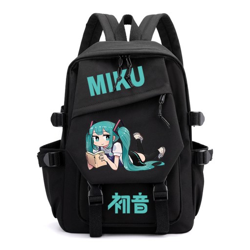 НОВЫЙ ШКОЛЬНЫЙ РЮКЗАК ШКОЛЬНЫЙ РЮКЗАК HATSUNE MIKU УЗОРЫ A4 БОЛЬШОЙ, высокое качество