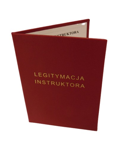 LEGITYMACJA INSTRUKTORA - 20szt. LEGITYMACJA