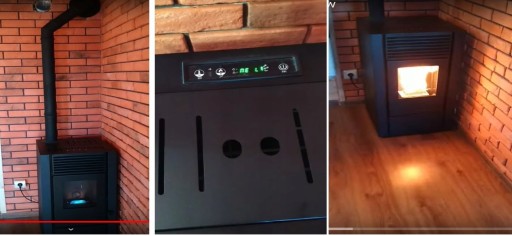 Piec, piecyk, kominek, koza na pelet pellet Marisa 9kW+DGP