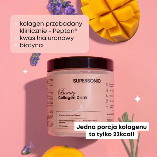 SUPERSONIC Коллагеновый коллагеновый косметический напиток Манго