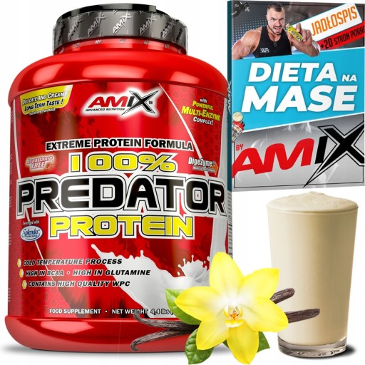 Odżywka białkowa wołowa BEEF + Białko serwatkowe WHEY - Amix Predator 2kg