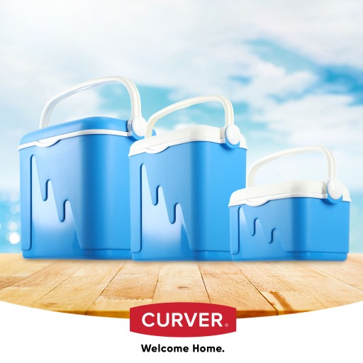 ПОРТАТИВНЫЙ ТУРИСТИЧЕСКИЙ ХОЛОДИЛЬНИК CURVER 32Л 2 ВСТАВКИ