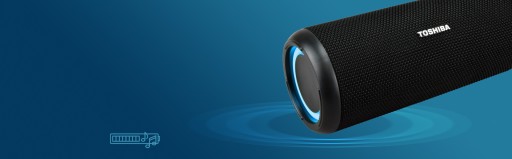 ПОРТАТИВНЫЙ СВЕТОДИОДНЫЙ ДИНАМИК TOSHIBA С ЗАРЯДКОЙ BLUETOOTH