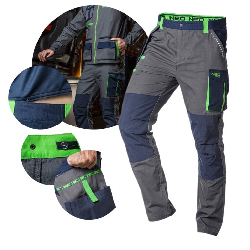 ДЛИННЫЕ БРЮКИ NEO UNIVERSAL ИЗ ХЛОПКА ПРЕМИУМ РАЗМЕРА. XL 81-227-XL