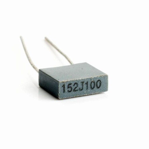 Конденсатор 100В 152 1,5нФ фольгированный 5% R=5мм 2шт