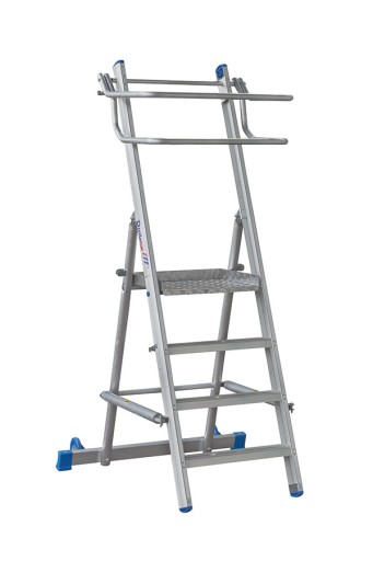 Алюминиевая складская лестница Drabex TP 1403 2,99 м