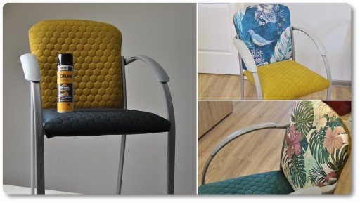 materiał obiciowy na welwet w liście monstera 03