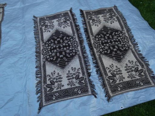 kilim retro vintage PRL 54X130 cm KOMPLET
