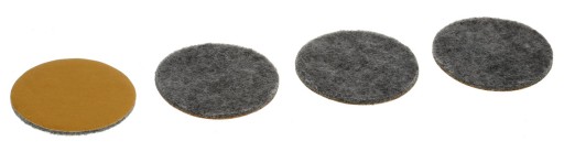 ŚLIZGACZ MEBLOWY OKRĄGŁY 60 mm FILC PODKŁADKA 4x