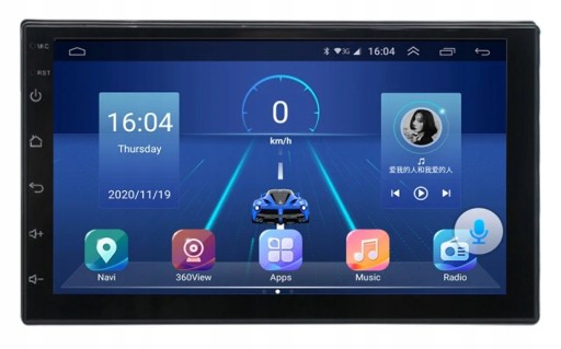 АВТОМОБИЛЬНЫЙ РАДИО 2 DIN ANDROID 11 GPS-КАМЕРА 2/16