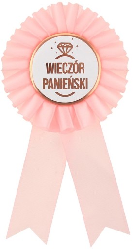 KOTYLION WIECZÓR PANIEŃSKI JASNORÓŻOWY DIAMENT 8CM