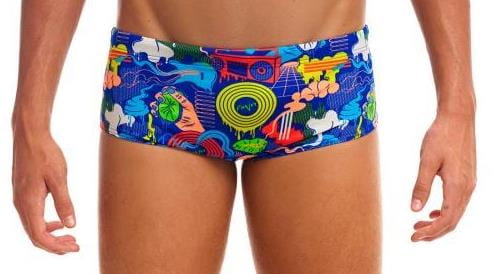Trunki męskie Funky Trunks Blues Baby - sidewinder M (UK34)