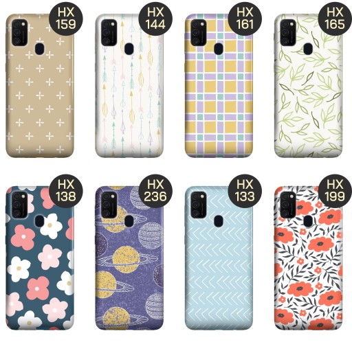 ETUI DO SAMSUNG GALAXY M21 WZORY UNIWERSALNE ZWYKŁE MIX OBUDOWA POKROWIEC