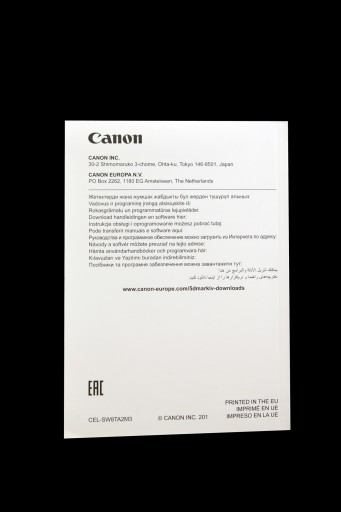 Руководство пользователя Canon EOS 5D Mark IV PL