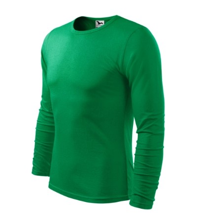 Зеленая футболка с длинными рукавами SLIM FIT MALFINI, L