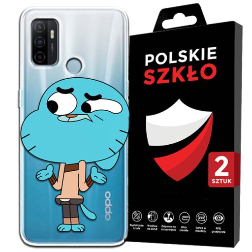 МОДНЫЙ ЧЕХОЛ ДЛЯ OPPO A53 2020 УЗОРЫ + СТЕКЛО