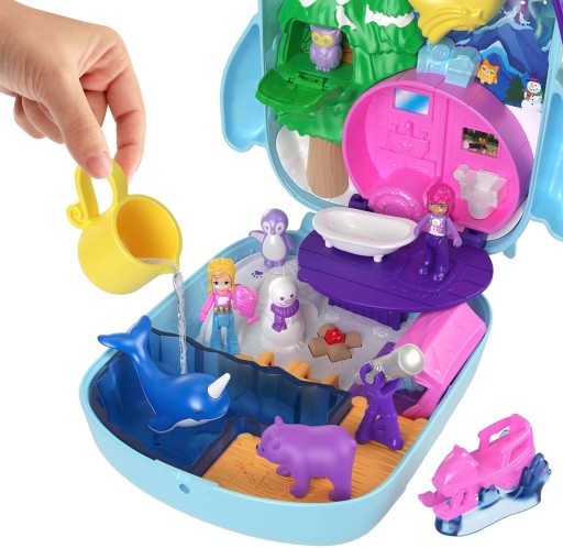 LALKA POLLY POCKET SOWA PIŻAMA PARTY SÓWKI zestaw do zabawy