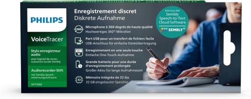 Перьевой аудиорекордер VoiceTracer DVT1600
