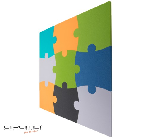PUZZLE 43,4x45 gr. 3cm akustyczny panel miękki gąbka POKÓJ DZIECIĘCY atesty