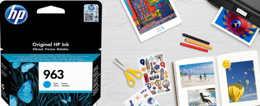 HP 963 Instant Ink Blue, 10,74 мл 3JA23AE