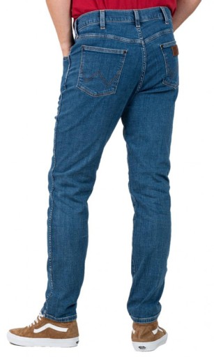 ДЖИНСЫ Wrangler LARSTON SLIM TAPERED Sabotage СИНИЕ W36 L34