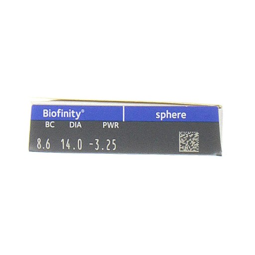Линзы Biofinity 6 шт мощность -5,00 ВС 8,6.