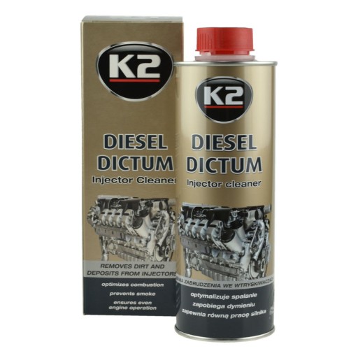 K2-DIESEL DICTUM 500ML ОЧИЩАЕТ СИСТЕМУ