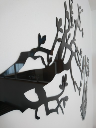 Dekoracja ścienna do salonu panel ażurowy 3D A056 GAŁĄŹ 120x93 cm obraz