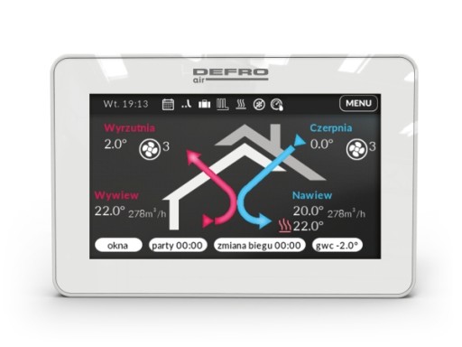 Рекуператор DEFRO DRX 500V-E Entalpic 550 м3 ч