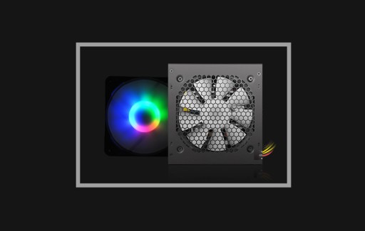 Блок питания RGB для компьютера Aigo AK600 (черный)
