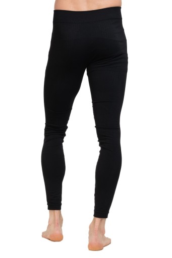 Теплые мужские термоактивные леггинсы Brubeck Extreme thermo le13060-black xxl