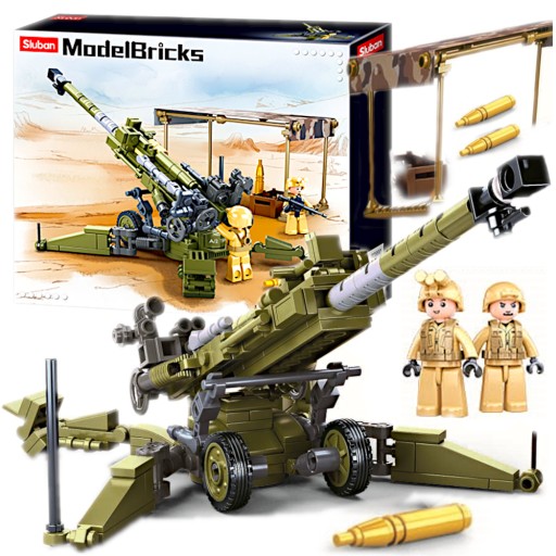 Кирпичи Пушка Пушка M777 Гаубичный лагерь + ОРУЖИЕ LEGO
