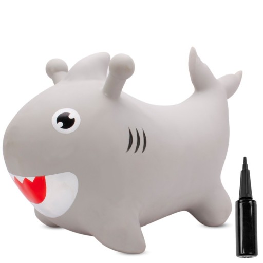 Джемпер резиновый детский SHARK BABY SHARK 62 см, серый, для прыжков с насосом
