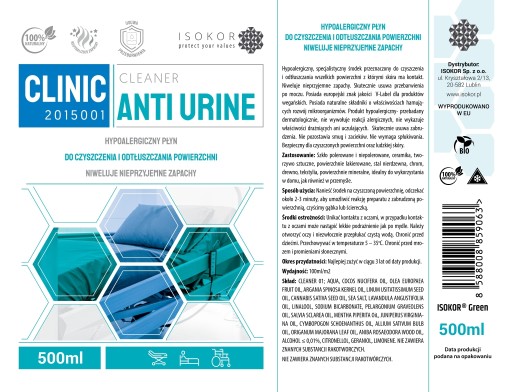 ПРОФЕССИОНАЛЬНЫЙ НЕЙТРАЛИЗАТОР ЗАПАХОВ CLINIC 5л