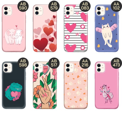 ETUI DO IPHONE 11 WZORY LOVE MIŁOŚĆ ZAKOCHANIE OBUDOWA POKROWIEC CASE