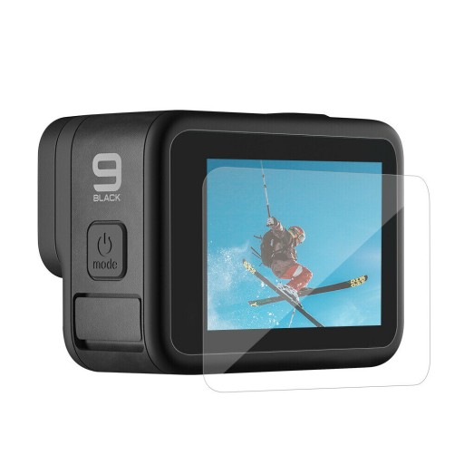 ЗАКАЛЕННОЕ СТЕКЛО ДЛЯ GOPRO HERO 9, 3 ШТ., ЧЕРНОЕ