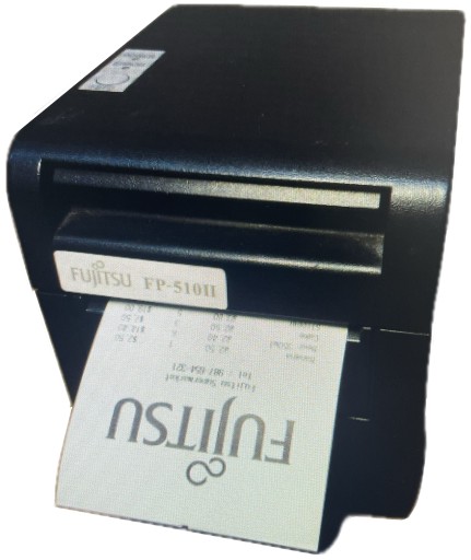 Fujitsu FP-510II FP 510II Принтер для заказов, ваучеров, квитанций PoweredUSB