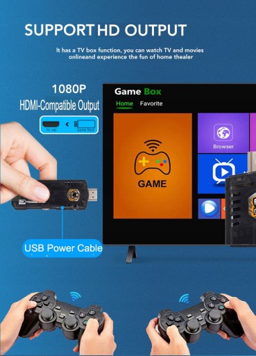 X8 Game Stick 4K 10000 Аркадные ретро-видеоигры