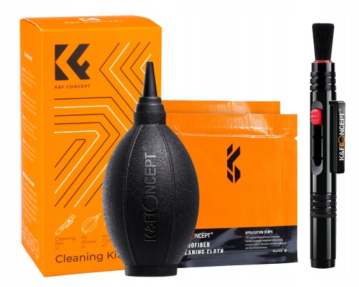 Набор для чистки объектива камеры K&F Concept с большой оптикой