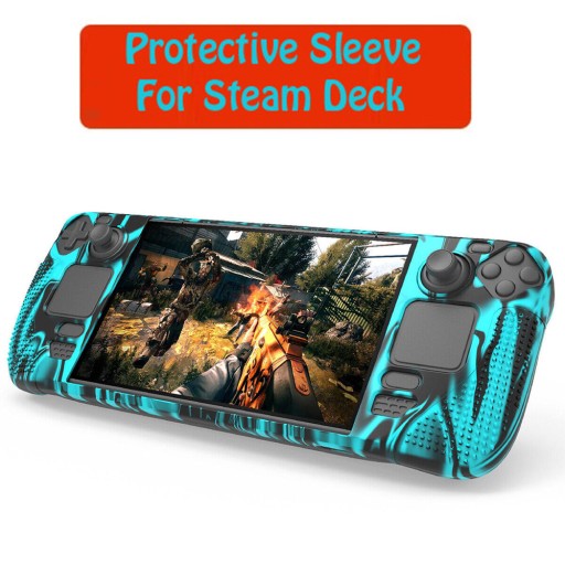 Для Steam Deck Мягкий защитный камуфляжный чехол из ТПУ