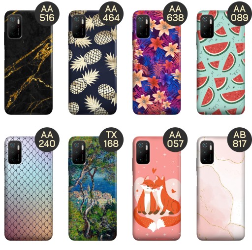 Корпус для Xiaomi Poco M3 Pro / M3 Pro 5G Top100 Design Patterns с шаблоном +стекло