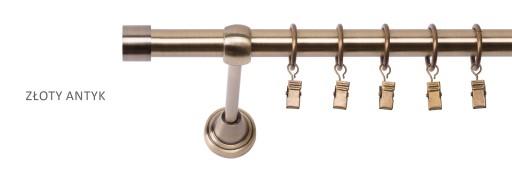 Карниз ОДИНАРНЫЙ 220 СМ 19 ММ SMART METAL 3 ЦВЕТА RENA