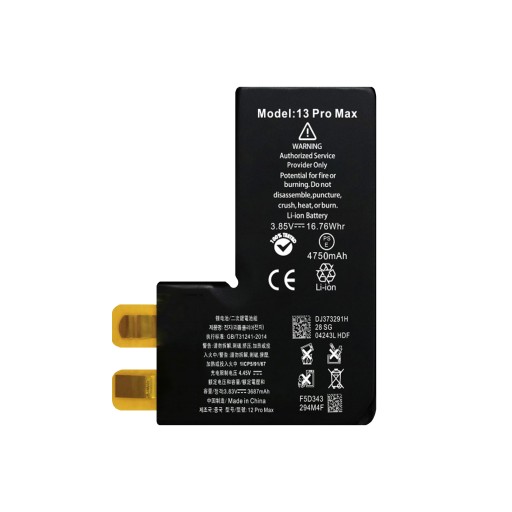 Аккумулятор для iPhone 13 Pro Max большей емкости, 4750 мАч — без ленты BMS