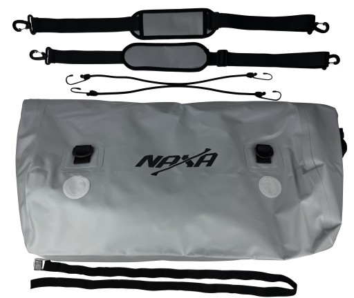 TORBA MOTOCYKLOWA NAXA TW4 WAŁEK NA TYŁ MOTOCYKLA ROLL BAG|40 LITRÓW