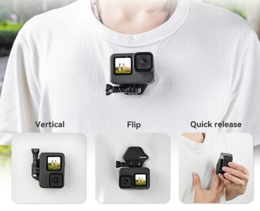 Набор магнитных держателей для GoPro HERO 12 11 Mini 10 9 8 7 6 5 MAX