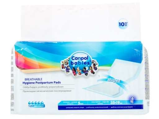 Послеродовой набор Canpol Babies для мамы, набор из 5 предметов, включая трусики L/XL