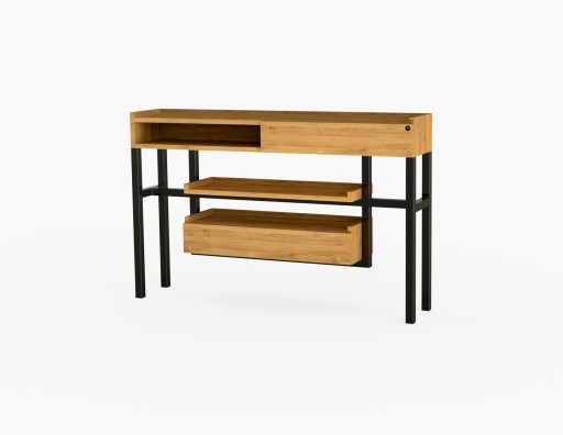 KONSOLA 100 cm DREWNO LITE DĄB OLCHA SKD-297