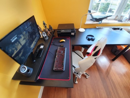 LOFT УГЛОВОЙ ИГРОВОЙ СТОЛ 240X160 СТАБИЛЬНЫЙ RGB СВЕТОДИОД ПРОИЗВОДИТЕЛЬ